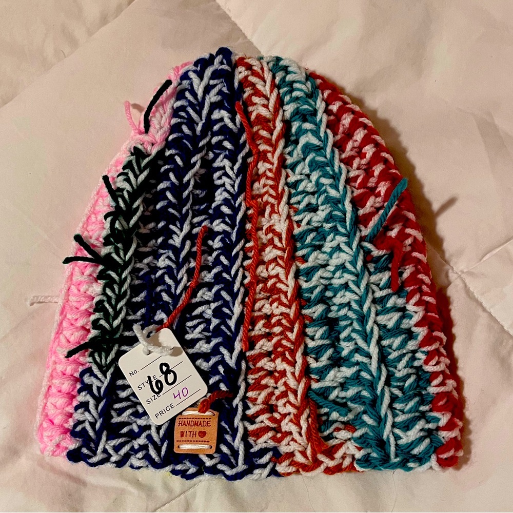 Handmade reversible Supreme Theme Beanie Skit Hat